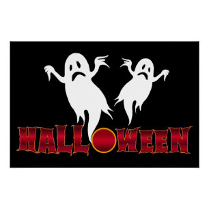 Póster Fantasma de Halloween