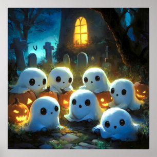 Póster Fantasma de Halloween