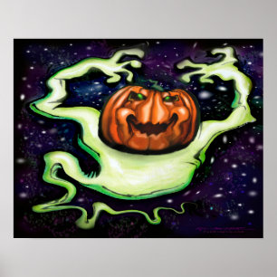 Póster Fantasma de Halloween