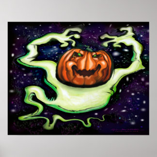 Póster Fantasma de Halloween