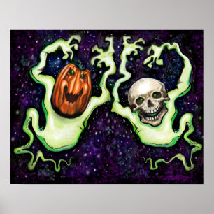 Póster Fantasma de Halloween