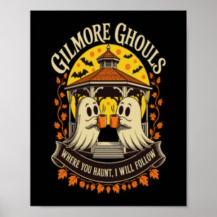 Póster Fantasma de Halloween de Gilmore Ghouls