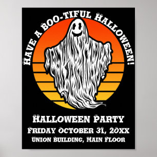 Póster Fantasma de Halloween tiene una hermosa cosecha re