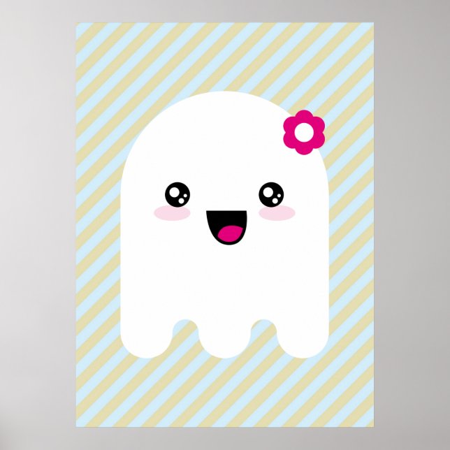 Póster Fantasma de Kawaii (Frente)