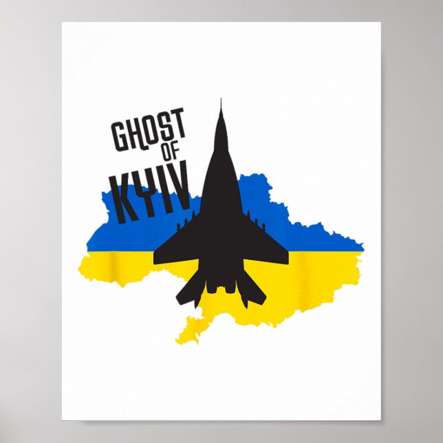 Póster Fantasma de Kiev - Piloto de combate Mig 29 As de  (Frente)