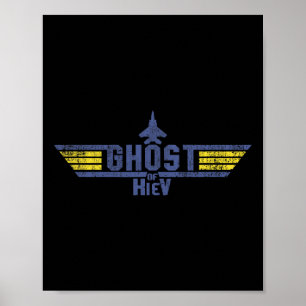 Póster Fantasma De Kiev Piloto Ucraniano As Putin Me Pong