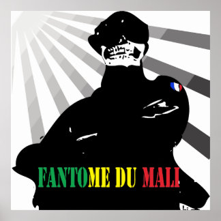 Póster Fantasma de Mali - soldado francés en Mali