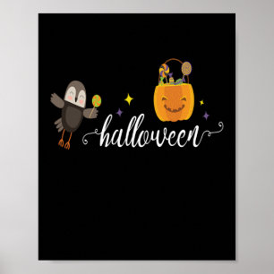 Póster Fantasma de Monstruo de Disfraces de Halloween
