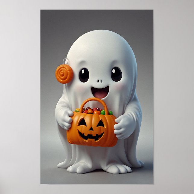 Póster Fantasma de Personalizado suave con una bolsa de t (Frente)