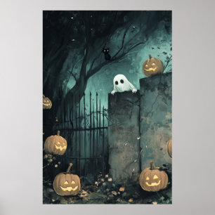 Póster Fantasma de Petra de Halloween