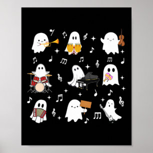 Póster Fantasma de teatro musical de Halloween
