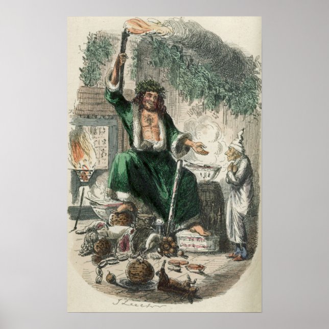 Póster Fantasma del presente navideño (Frente)