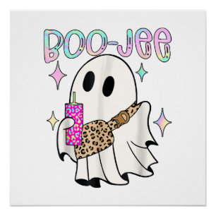 Póster Fantasma divertido de Halloween Boo Jee