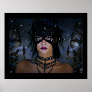 Póster Fantasma en el jardín