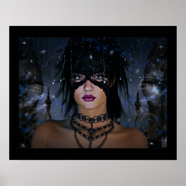 Póster Fantasma en el jardín (Frente)