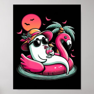 Póster Fantasma En Flamingo De Vida En Un Verano De Pisci