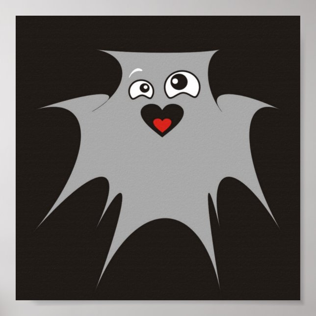 Póster Fantasma en Poster de amor (Frente)