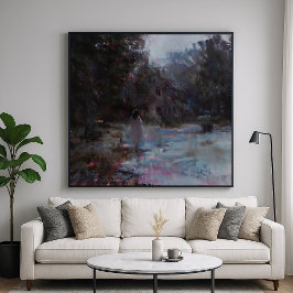 Póster Fantasma - Estilo de Impresionismo oscuro y amoros