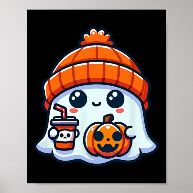 Póster Fantasma Fantasma Mens Halloween (Frente)