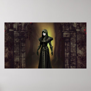 Póster Fantasma Gótico