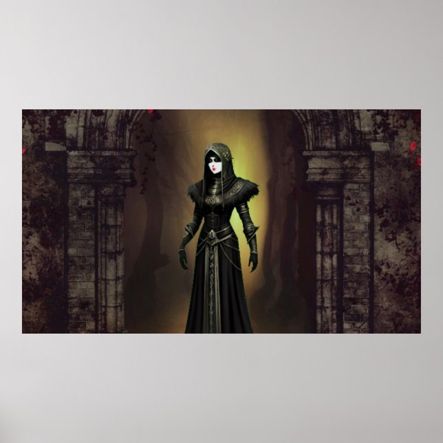 Póster Fantasma Gótico (Frente)
