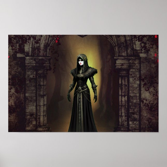 Póster Fantasma Gótico (Frente)
