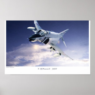 Poster "fantasma II JASDF del arte de la aviación