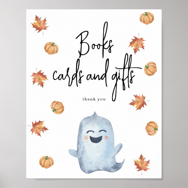 Póster Fantasma lindo - Libros tarjetas y regalos (Frente)
