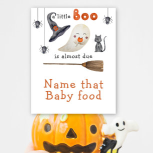 Póster Fantasma lindo - Nombra esa comida para bebés
