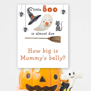 Póster Fantasma lindo - ¿Qué tan grande está la barriga d