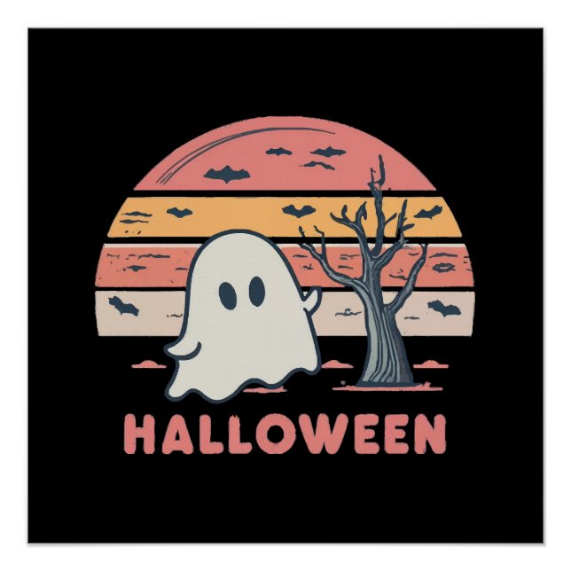 Póster fantasma rosa (Anverso)