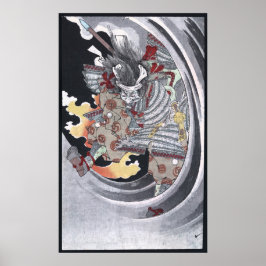 Póster Fantasma Ukiyo-e Yokai de Yoshitoshi