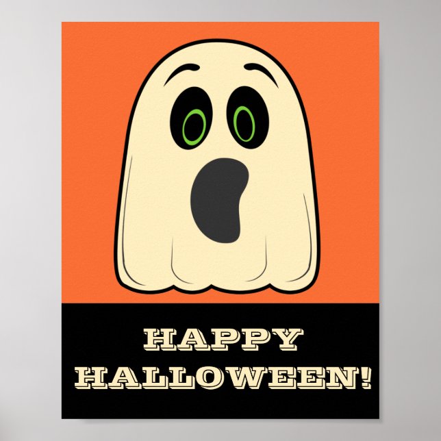 Póster Fantasma vintage (Frente)