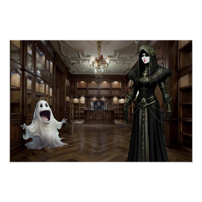 Póster Fantasma y ogro (Anverso)