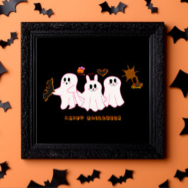 Póster Fantasmagóricos fantasmas posando para una foto |