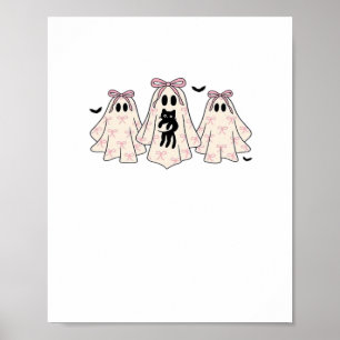 Póster Fantasmas de Coquette con un gato negro camiseta c