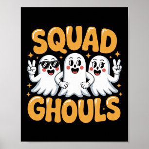 Póster Fantasmas de escuadrón coincidiendo divertida Hall