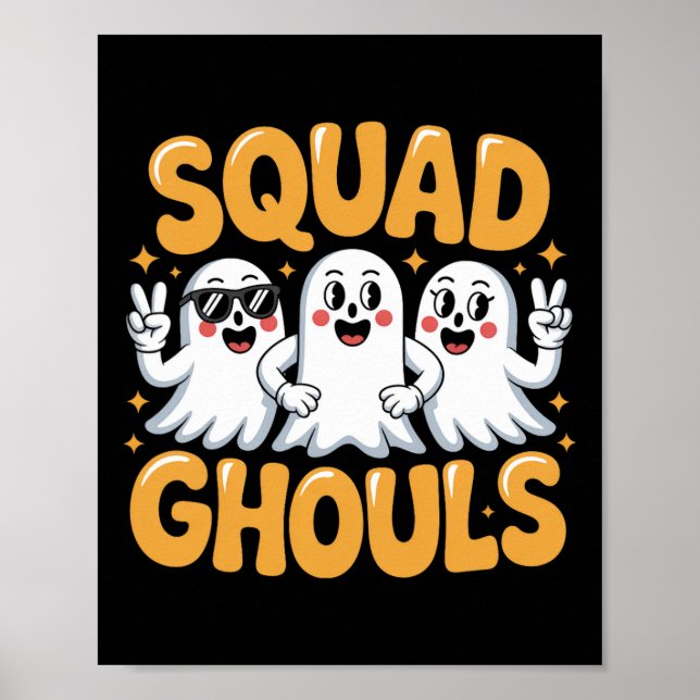Póster Fantasmas de escuadrón coincidiendo divertida Hall (Frente)
