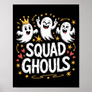 Póster Fantasmas de escuadrón coincidiendo divertida Hall