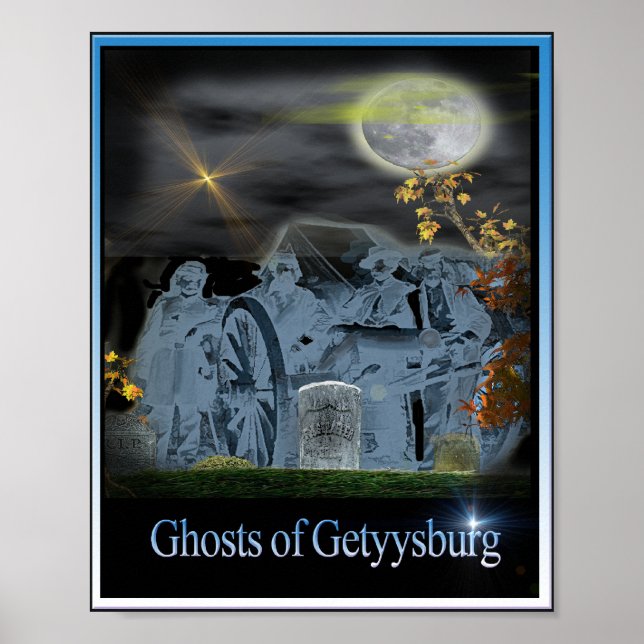 Póster fantasmas de Gettysburgh (Frente)