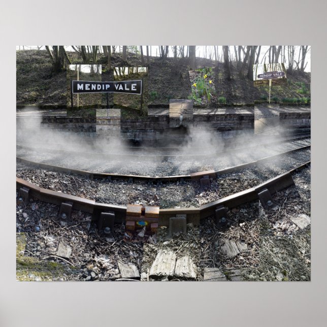 Póster Fantasmas de un ferrocarril (Frente)