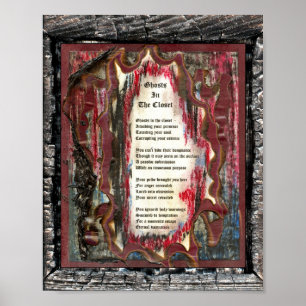 Póster Fantasmas En El Armario