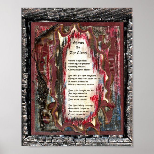 Póster Fantasmas En El Armario (Frente)