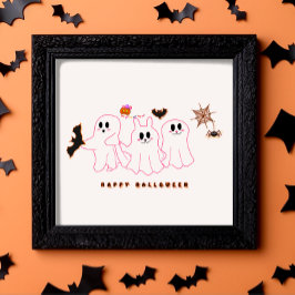 Póster Fantasmas Graciosos Posando Para Una Foto | POSTER