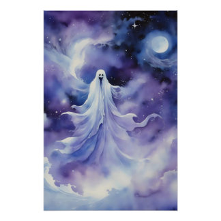Póster Fantasmo celeste - Fantasma enigmática