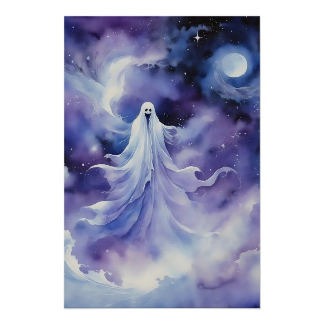 Póster Fantasmo celeste - Fantasma enigmática (Anverso)