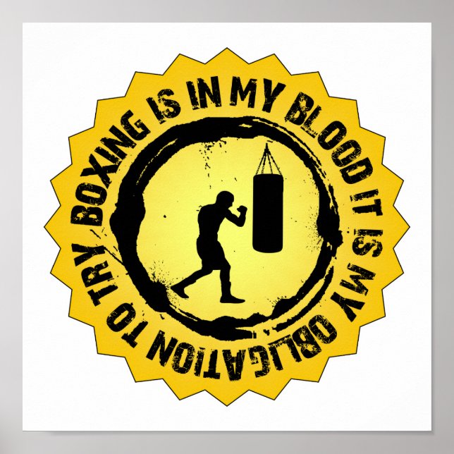Póster Fantastic Boxing Seal (Frente)