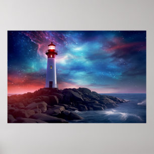 Póster Fantástica imagen de paisaje de la naturaleza del