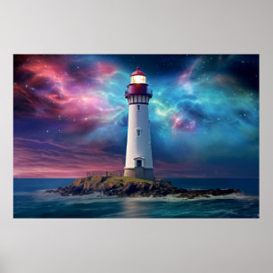 Póster Fantástica imagen de paisaje de la naturaleza del