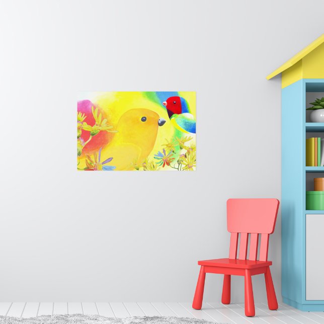 Póster Fantastical Birds (Guardería 1)